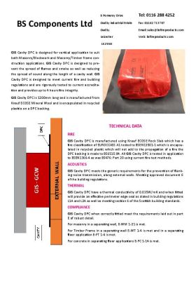 GCW Cavity DPC