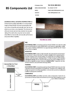 Stopping Strip